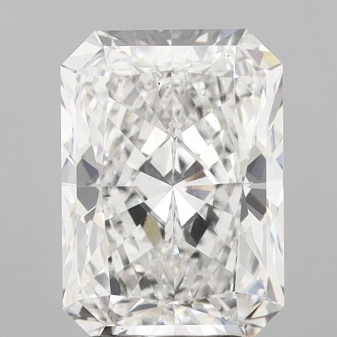 3.31ct Radiant F VS2 Lab Created Diamond