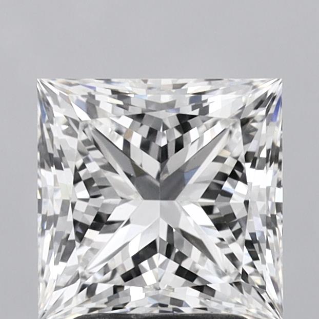 2.71ct Princess E VVS2 Lab Created Diamond