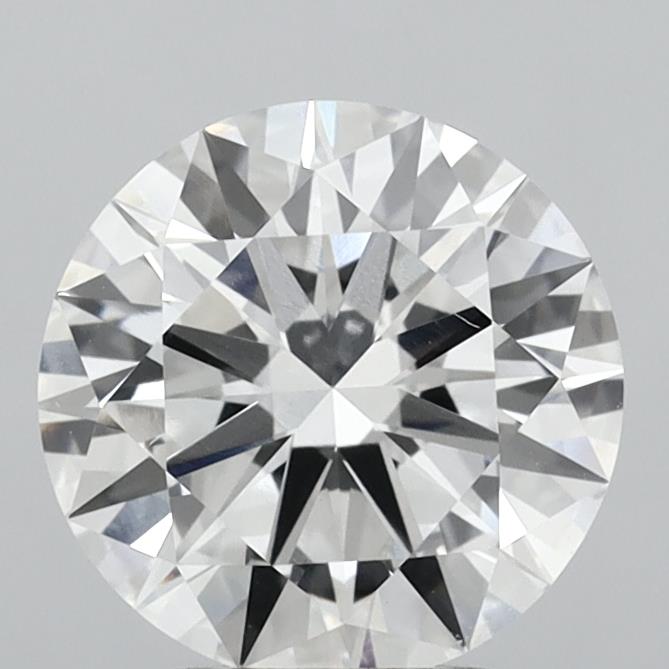 2.8ct Round F VVS2 Lab Created Diamond