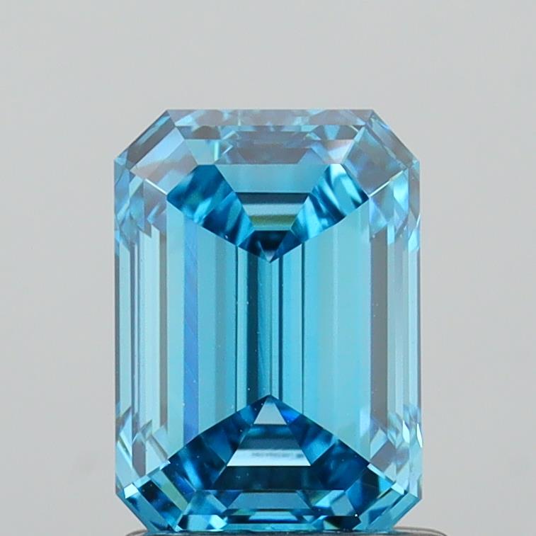 1.54ct Emerald  VS1 Lab Created Diamond