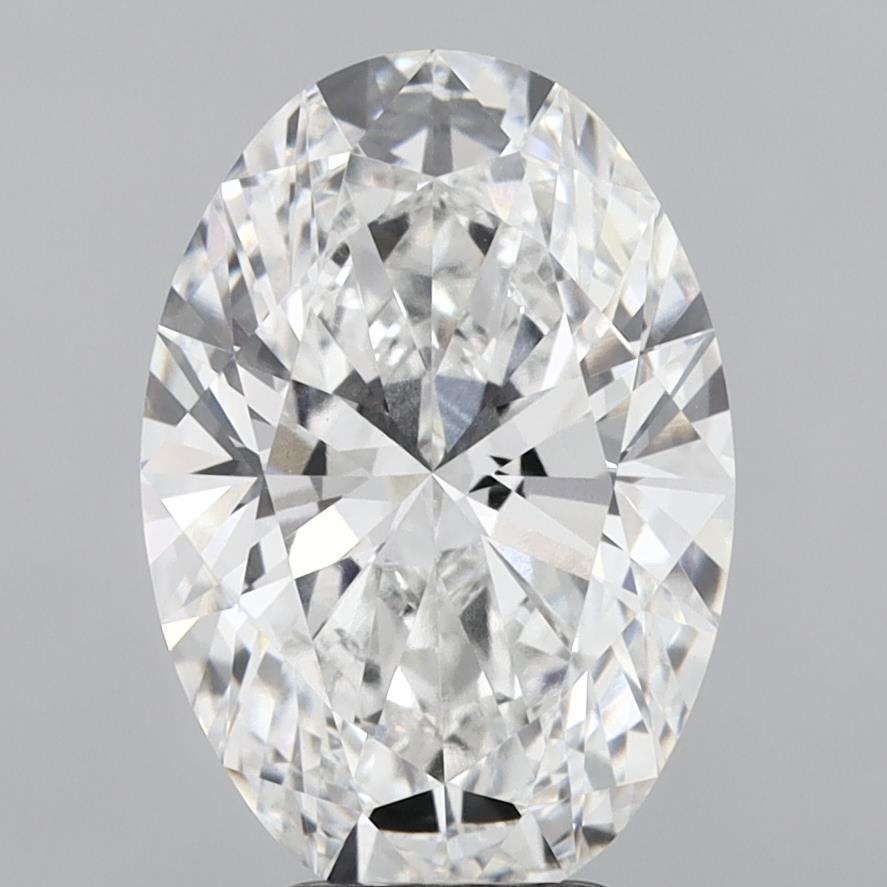 4.89ct Oval E VVS2 Lab Created Diamond