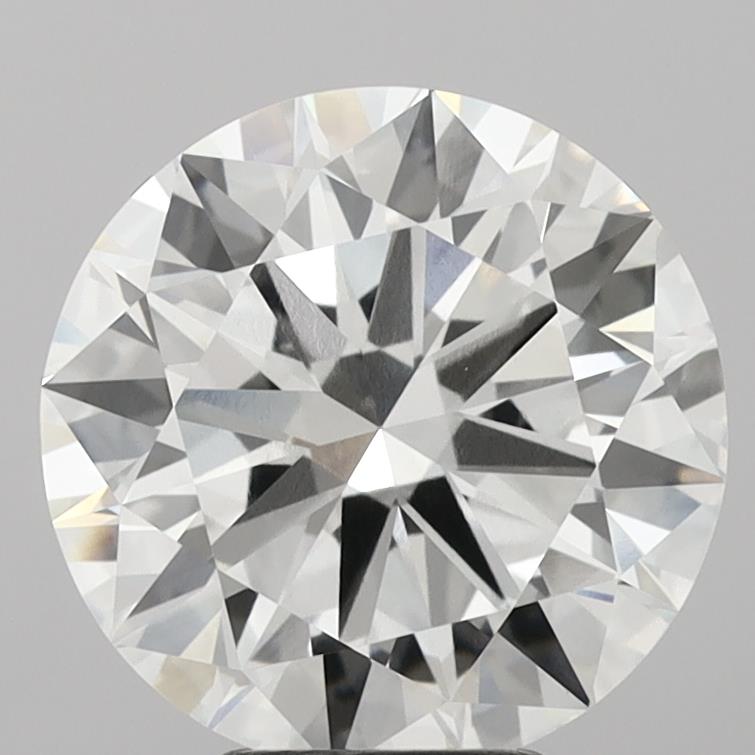 5.09ct Round F VVS2 Lab Created Diamond