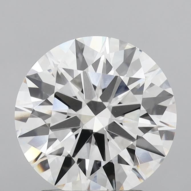 2.89ct Round F VVS2 Lab Created Diamond