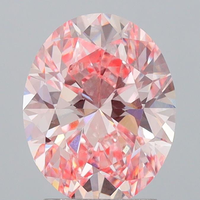 2.63ct Oval  VVS2 Lab Created Diamond