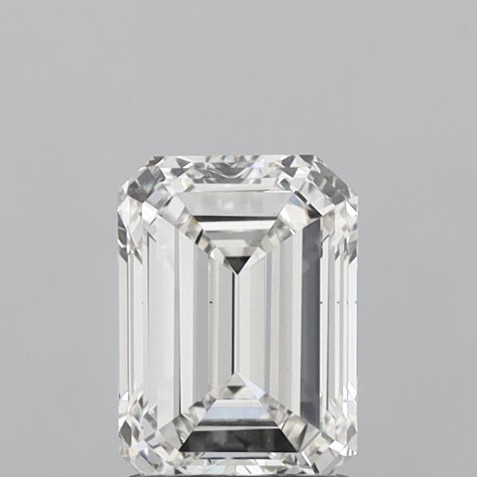 1.47ct Emerald G VS2 Lab Created Diamond