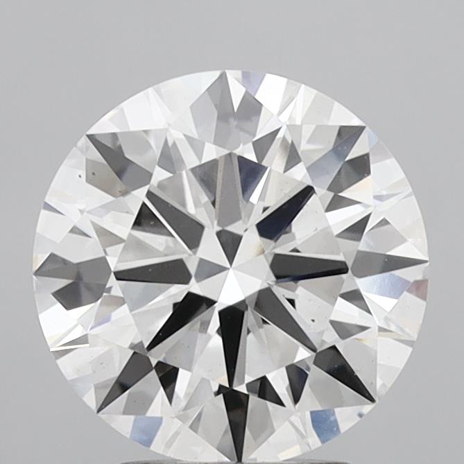 3.02ct Round F VS2 Lab Created Diamond
