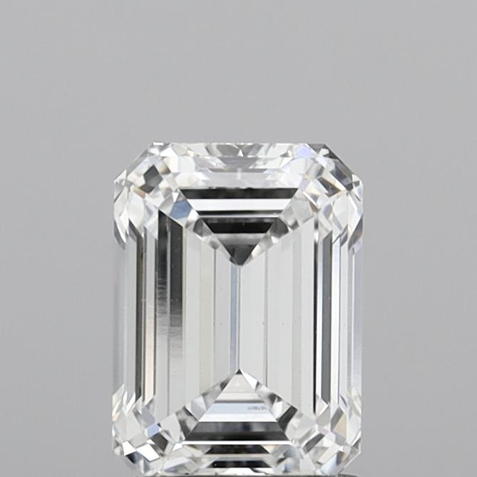 1.59ct Emerald D VVS2 Lab Created Diamond