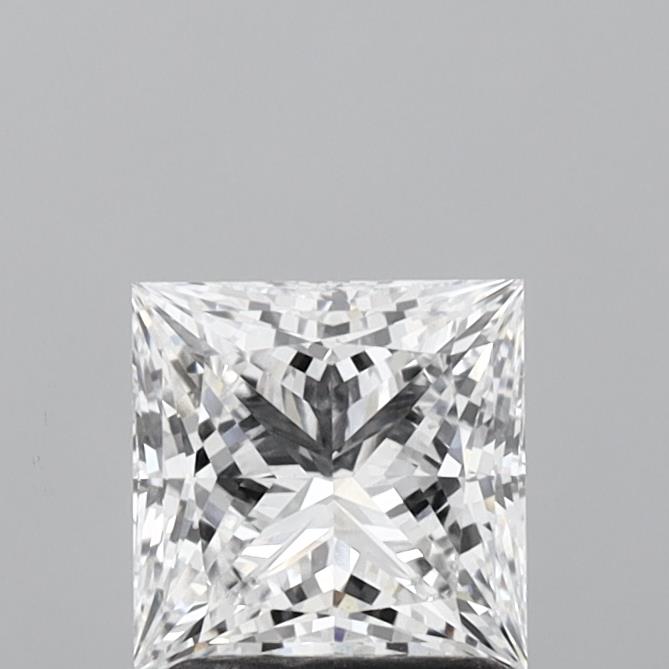 1.51ct Princess D VVS2 Lab Created Diamond