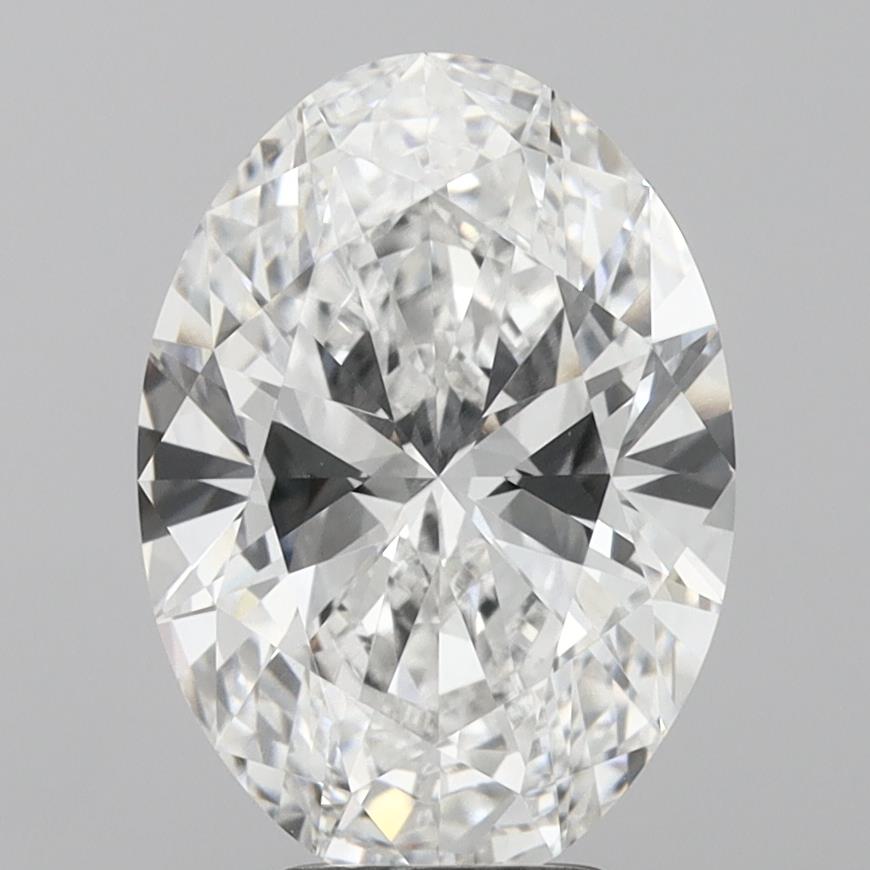 4.66ct Oval E VVS2 Lab Created Diamond