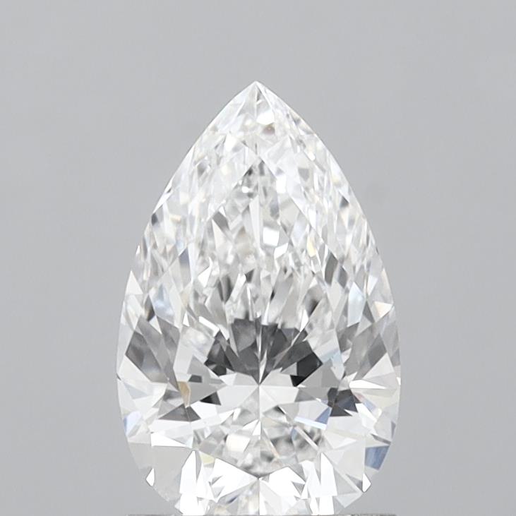 1.36ct Pear D VVS2 Lab Created Diamond