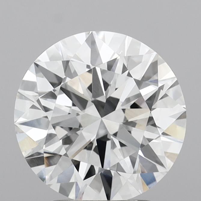 2.97ct Round E VVS2 Lab Created Diamond