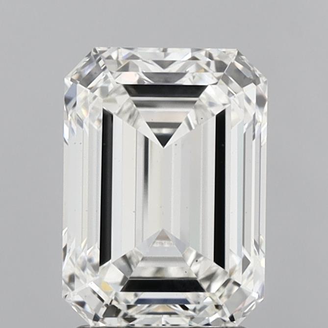 2.79ct Emerald F VS1 Lab Created Diamond