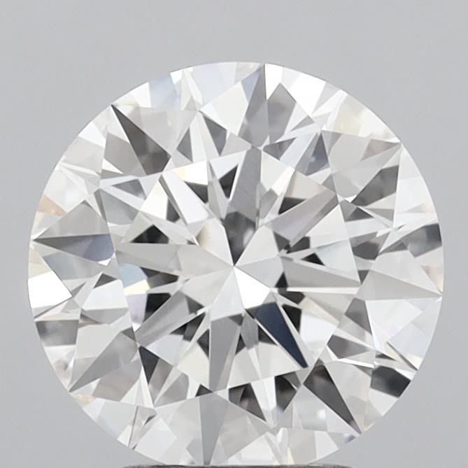 3.08ct Round F VVS2 Lab Created Diamond