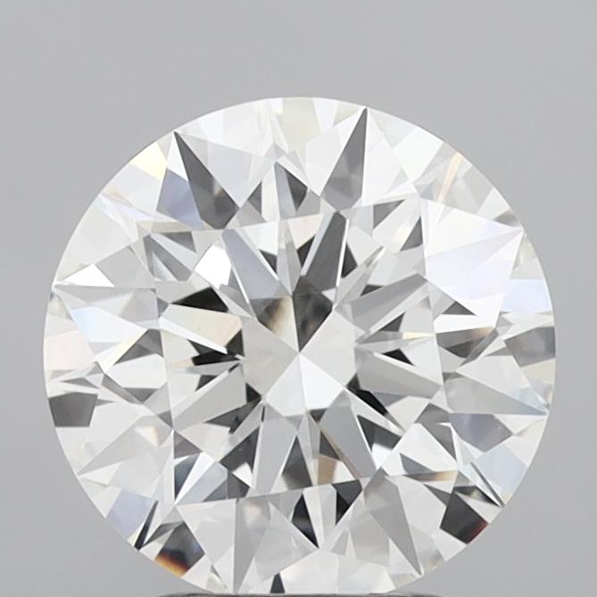 3.06ct Round F VVS2 Lab Created Diamond