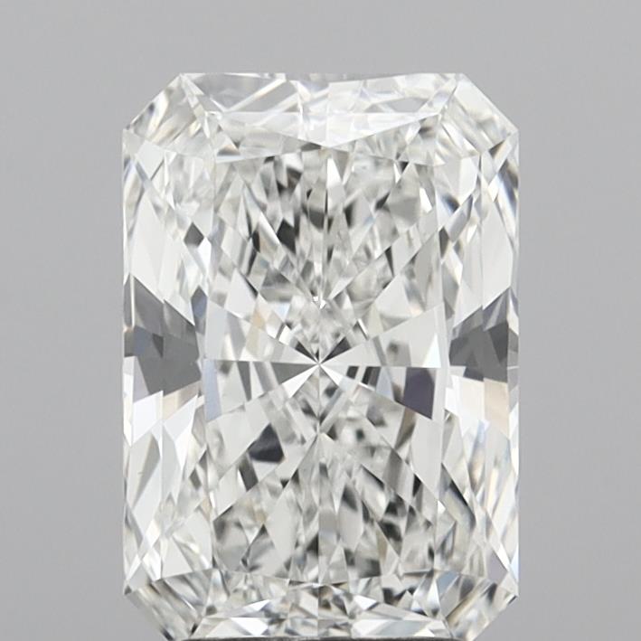 2.72ct Radiant F VVS2 Lab Created Diamond