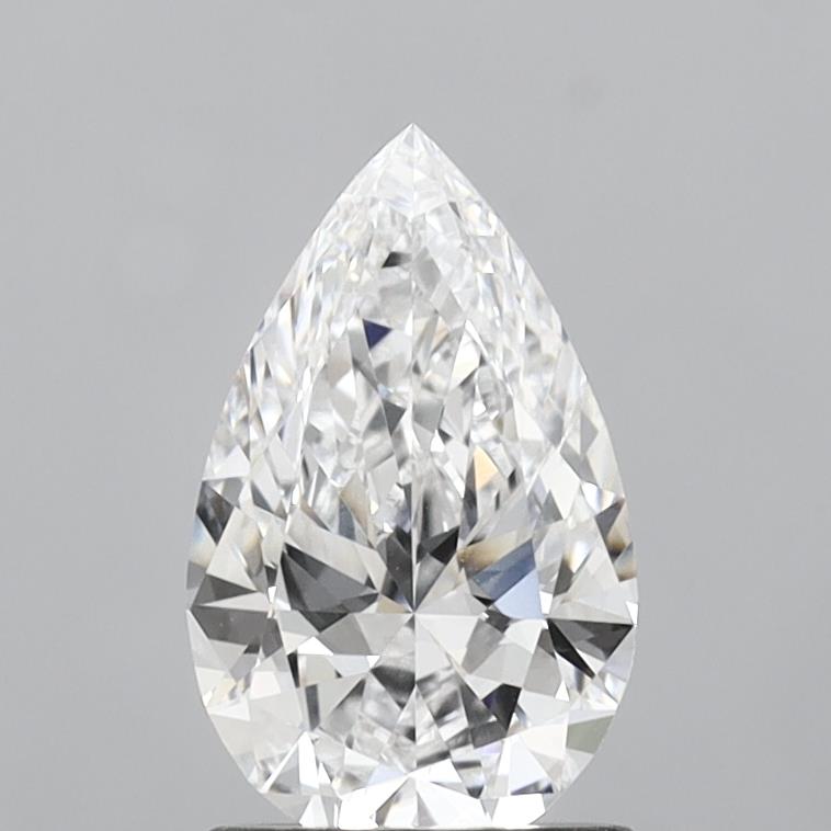 1.38ct Pear D VVS1 Lab Created Diamond