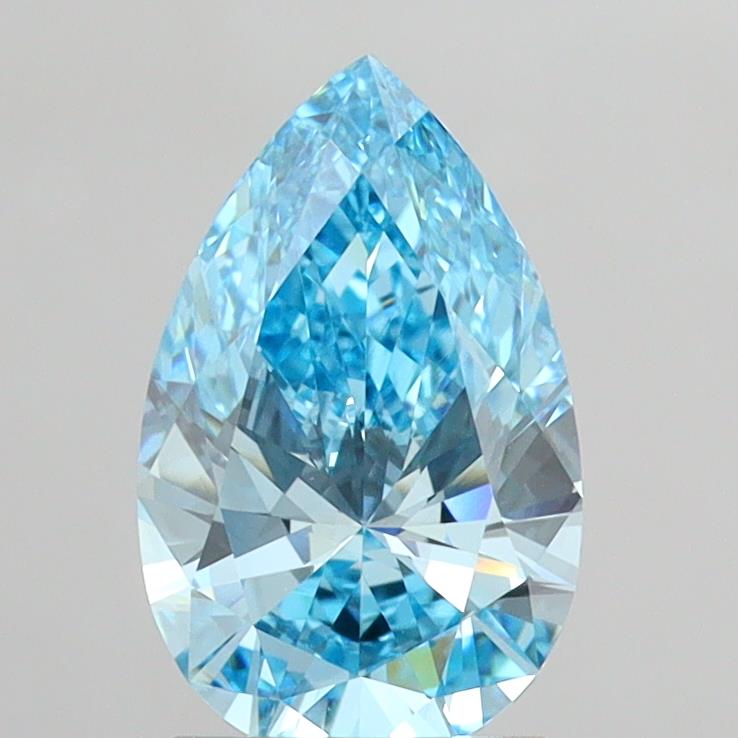 1.95ct Pear  VVS2 Lab Created Diamond