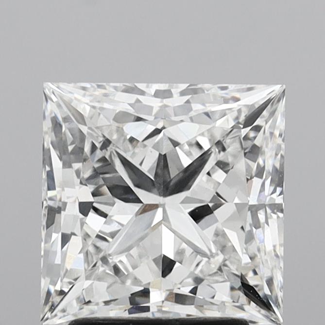 3.04ct Princess E VVS2 Lab Created Diamond