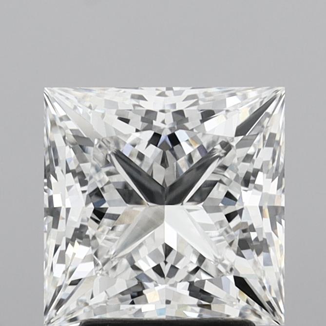 3.08ct Princess E VVS2 Lab Created Diamond