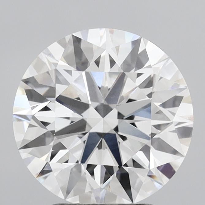 3.04ct Round E VVS2 Lab Created Diamond