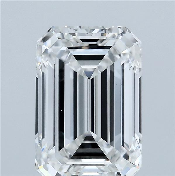 4.01ct Emerald F VS1 Lab Created Diamond
