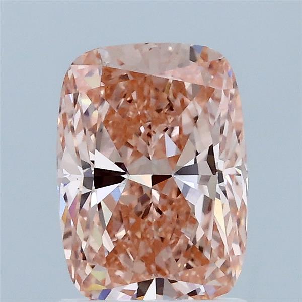 1.61ct Cushion FANCY VIVID PINK VS2 Lab Created Diamond