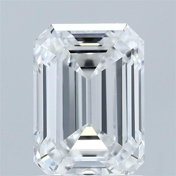 1.55ct Emerald D VVS1 Lab Created Diamond