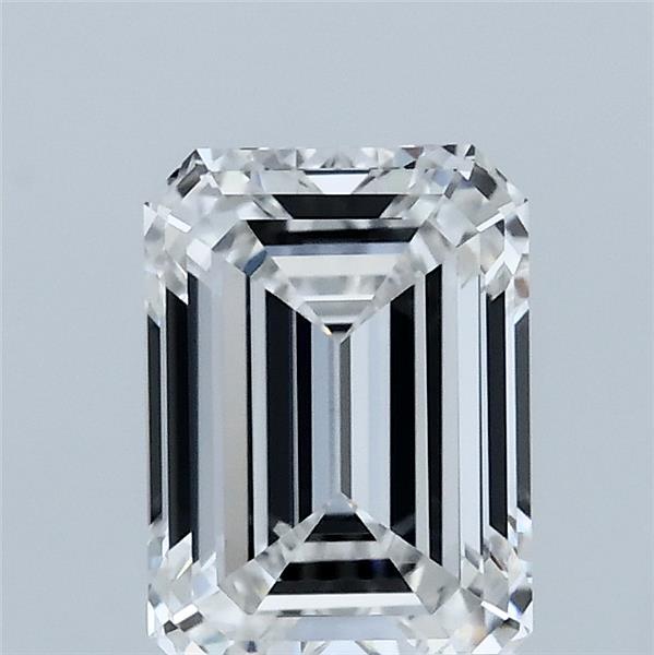 1.55ct Emerald F VVS2 Lab Created Diamond