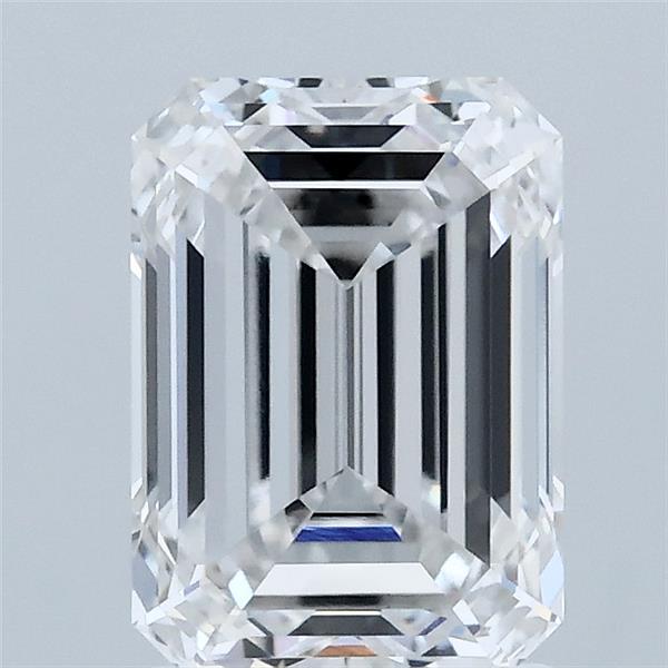2.02ct Emerald F VVS2 Lab Created Diamond