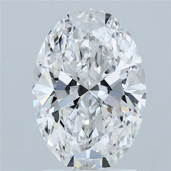 1.93ct Oval E VVS2 Lab Created Diamond
