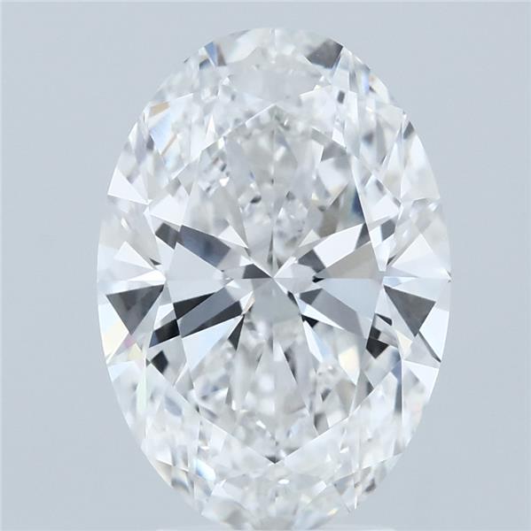3.51ct Oval E VVS2 Lab Created Diamond