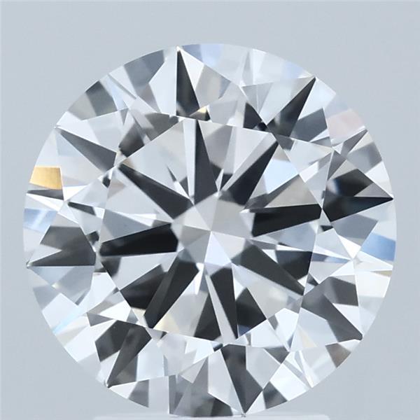 3ct Round E VVS2 Lab Created Diamond