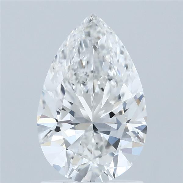1.51ct Pear E VVS1 Lab Created Diamond