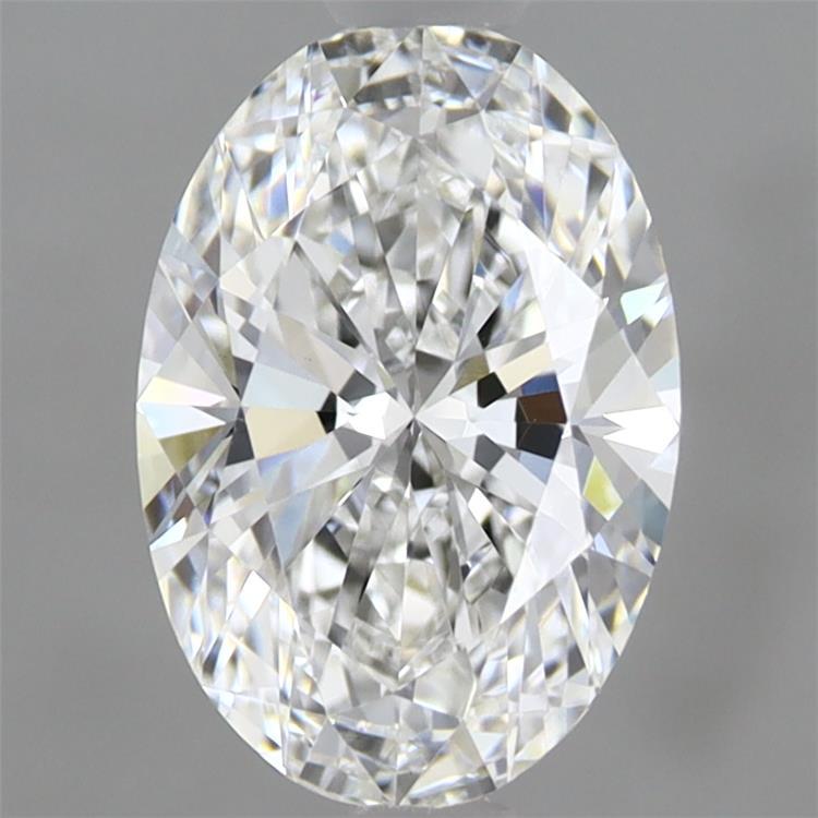 1.58ct Oval D VVS2 Lab Created Diamond