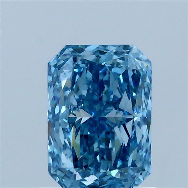 1.02ct Radiant FANCY VIVID BLUE VS1 Lab Created Diamond