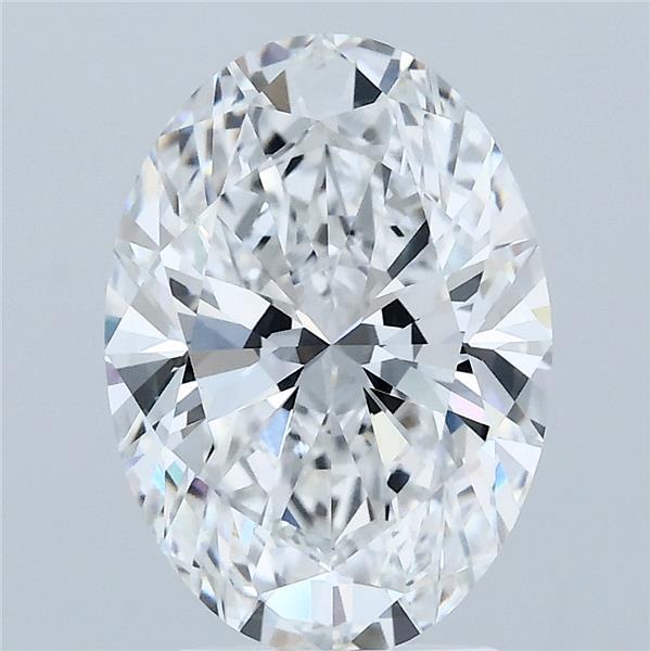 3.04ct Oval D VVS2 Lab Created Diamond