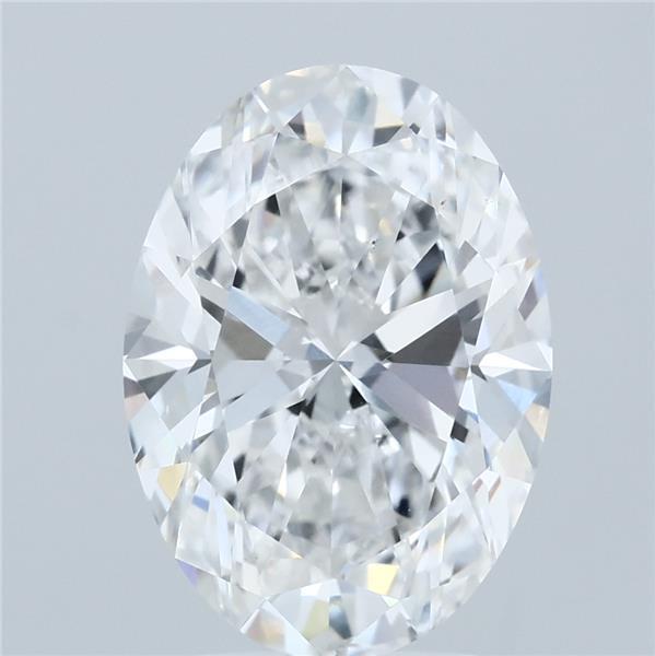 4ct Oval E VS1 Lab Created Diamond