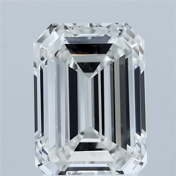 2.02ct Emerald F VVS2 Lab Created Diamond