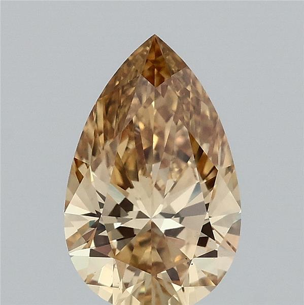 1.52ct Pear FANCY INTENSE YELLOW VS1 Lab Created Diamond