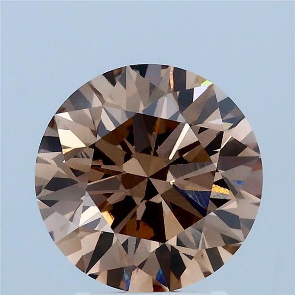 2.1ct Round FANCY BROWN VVS2 Lab Created Diamond