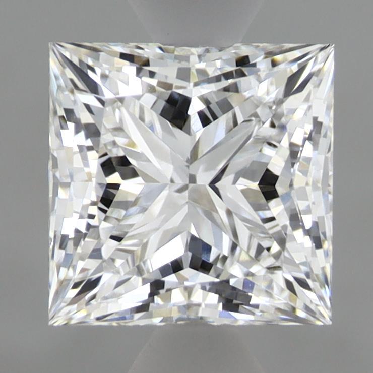1.51ct Princess D VVS2 Lab Created Diamond