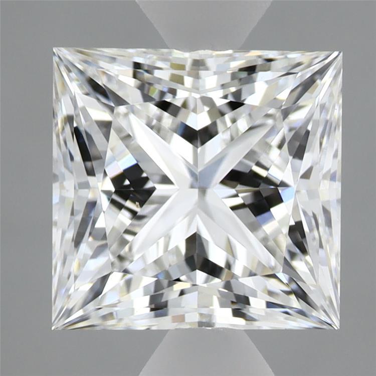 2.83ct Princess D VVS1 Lab Created Diamond