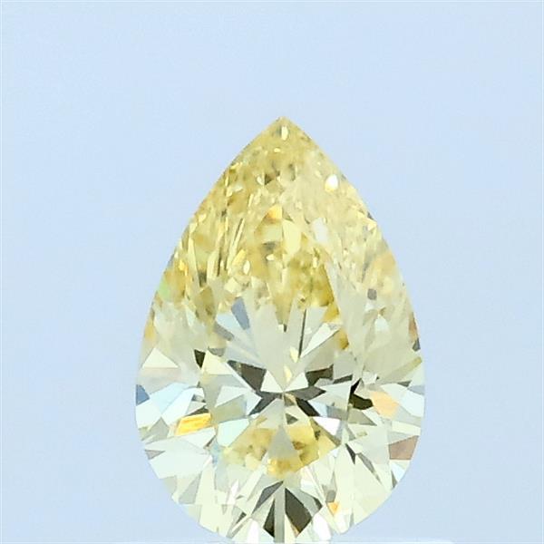 0.53ct Pear FANCY INTENSE YELLOW VVS2 Lab Created Diamond
