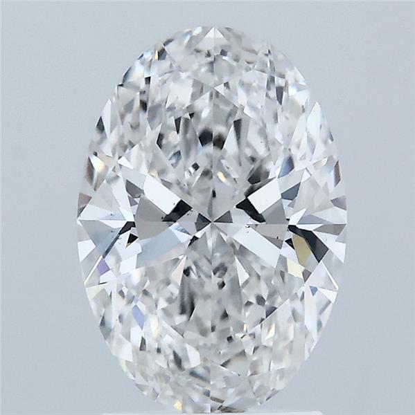 2.09ct Oval F VS2 Lab Created Diamond