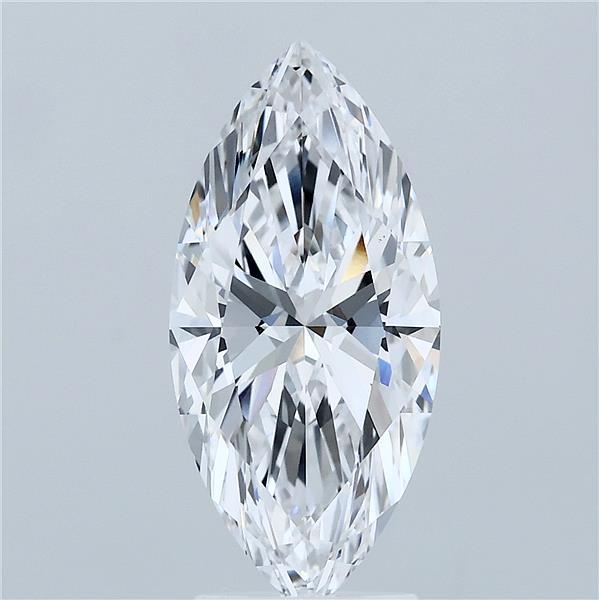 3.01ct Marquise D VVS2 Lab Created Diamond