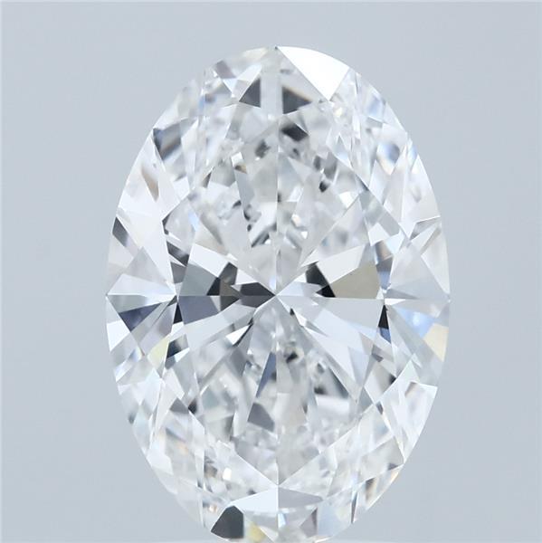3.1ct Oval E VVS2 Lab Created Diamond