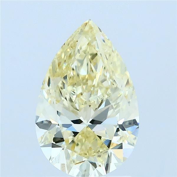 1.55ct Pear FANCY YELLOW VS1 Lab Created Diamond