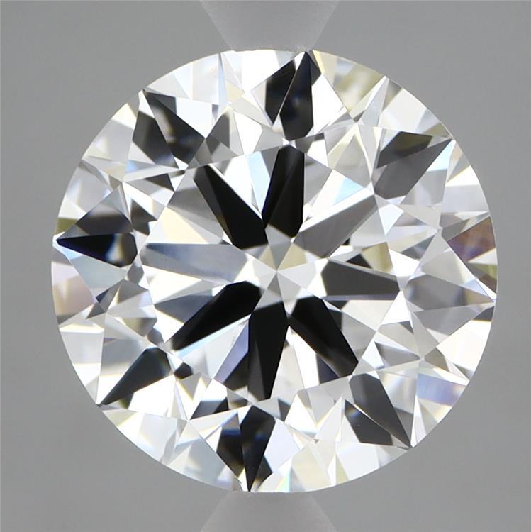 4ct Round F VVS2 Lab Created Diamond