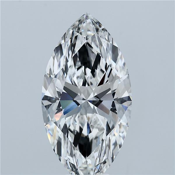 7.56ct Marquise F VVS2 Lab Created Diamond