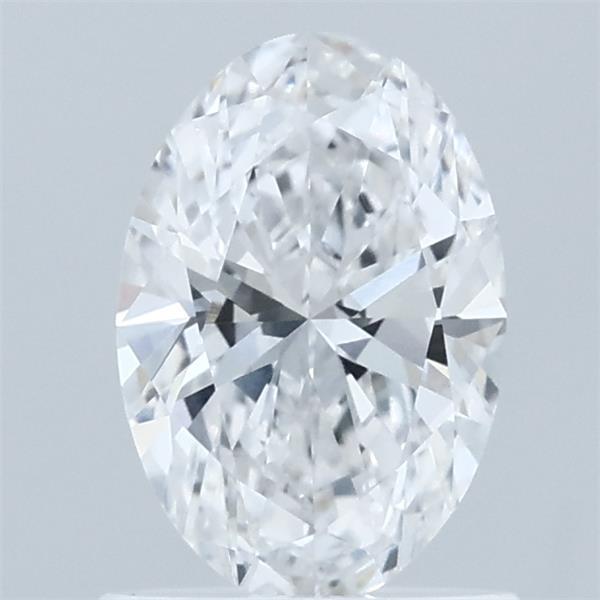 0.95ct Oval D VVS2 Lab Created Diamond